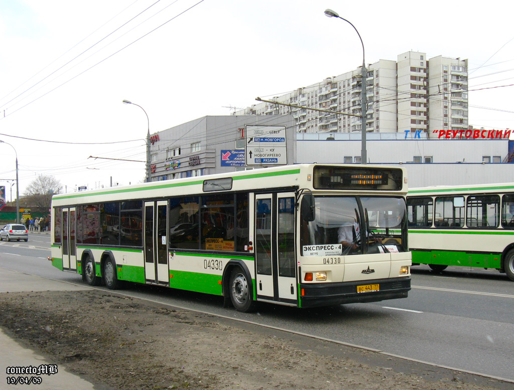 Moskwa, MAZ-107.066 Nr 04330