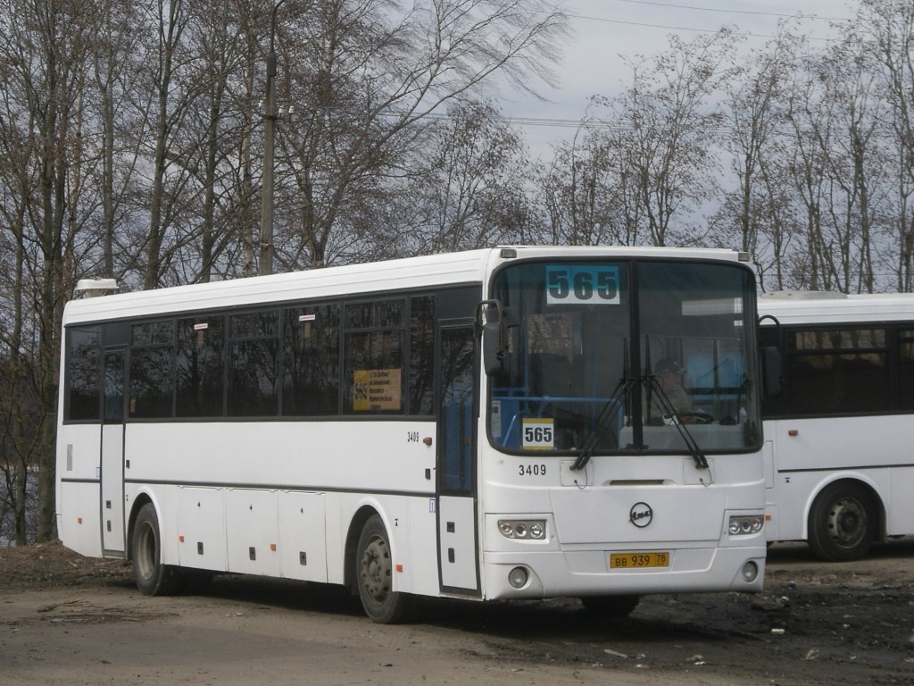 Санкт-Петербург, ЛиАЗ-5256.23-01 (ГолАЗ) № 3409