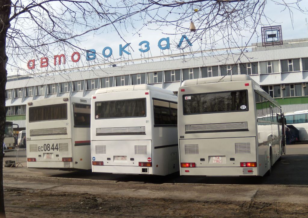 Mogilev region, MAZ-152.062 # 480; Moscow — Bus stations