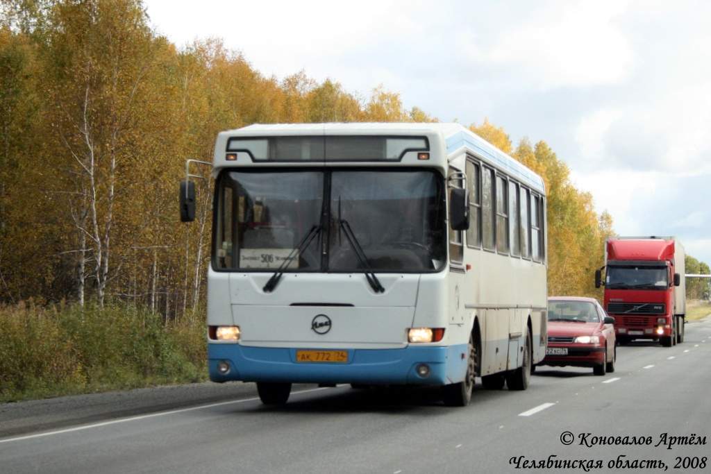 Челябинская область, ЛиАЗ-52563R (ГолАЗ) № АК 772 74