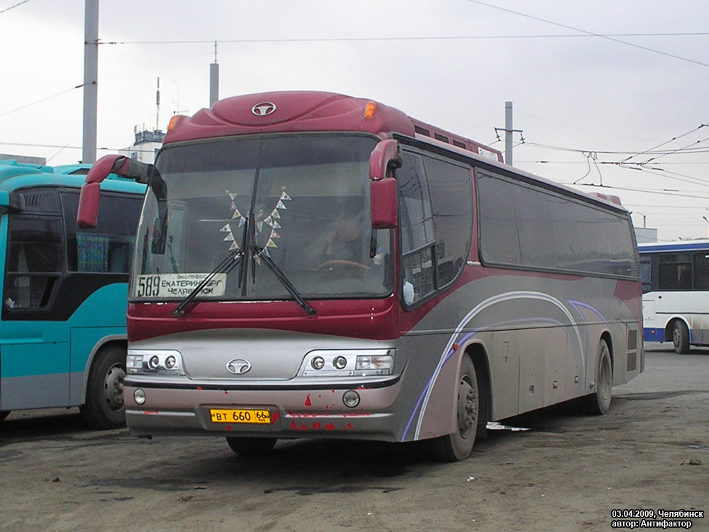 Свердловская область, Daewoo BH117H Royal Cruistar № ВТ 660 66