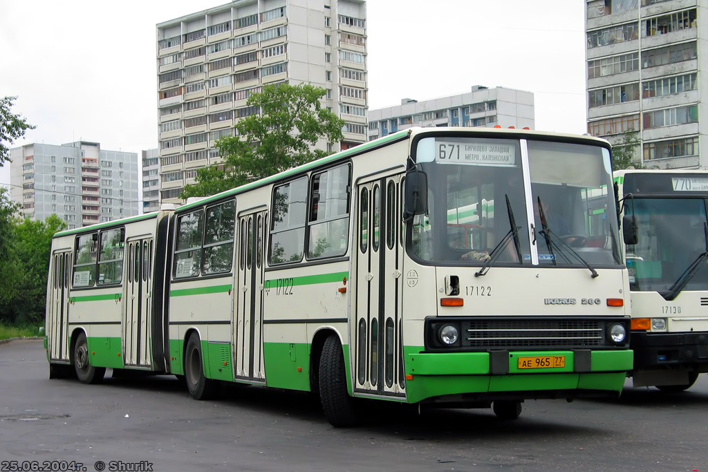 Москва, Ikarus 280.33M № 17122