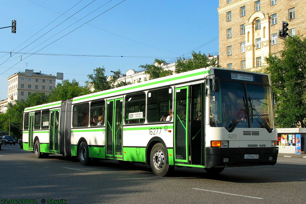 Москва, Ikarus 435.17 № 16277