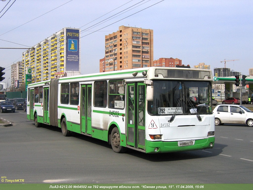 Москва, ЛиАЗ-6212.00 № 04502