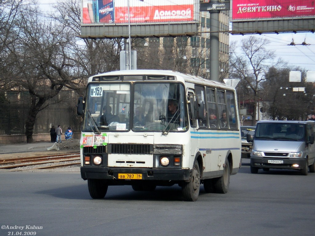 Санкт-Петербург, ПАЗ-32053 № ВВ 787 78