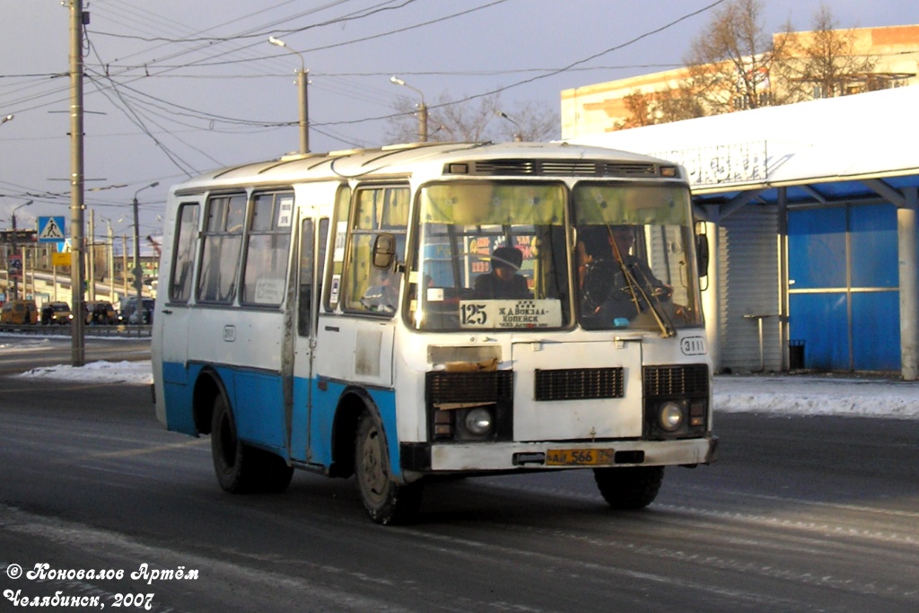 Челябинская область, ПАЗ-3205-110 № 3111