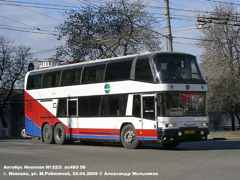 Пензенская область, Neoplan N122/3 Skyliner № АС 483 58