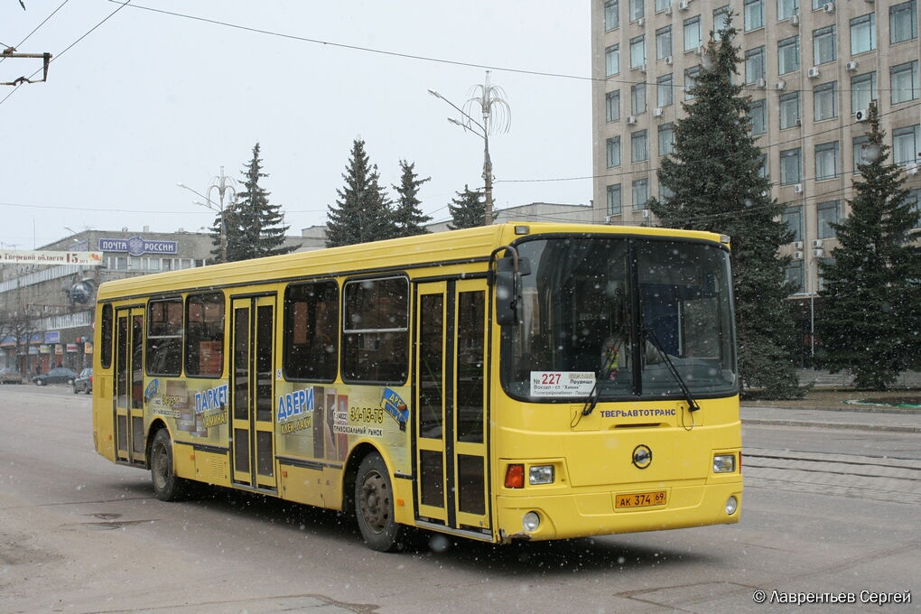 Tver Region, LiAZ-5256.35 Nr. АК 374 69