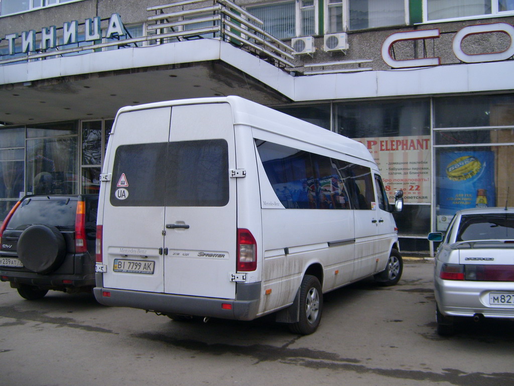 Полтавская область, Mercedes-Benz Sprinter W903 316CDI № BI 7799 AK