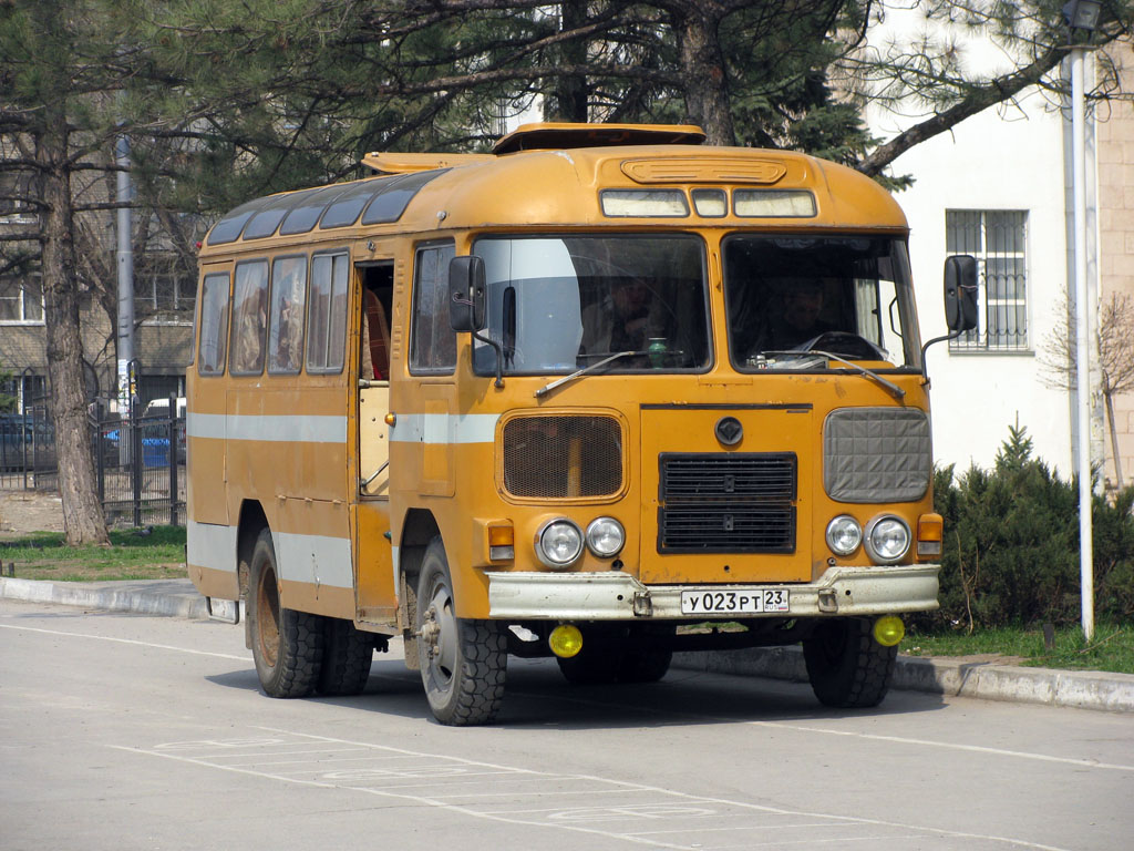 Краснодарский край, ПАЗ-672М № У 023 РТ 23 — Фото — Автобусный транспорт