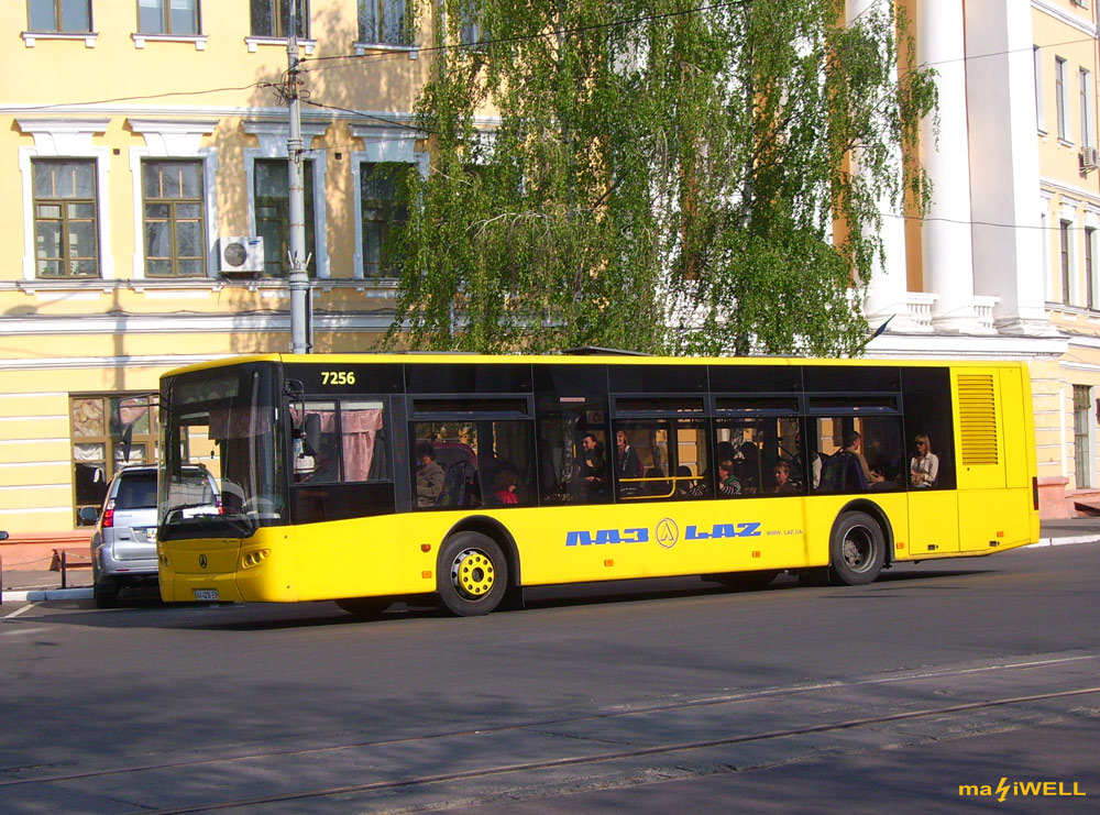 Киев, ЛАЗ A183D1 № 7256