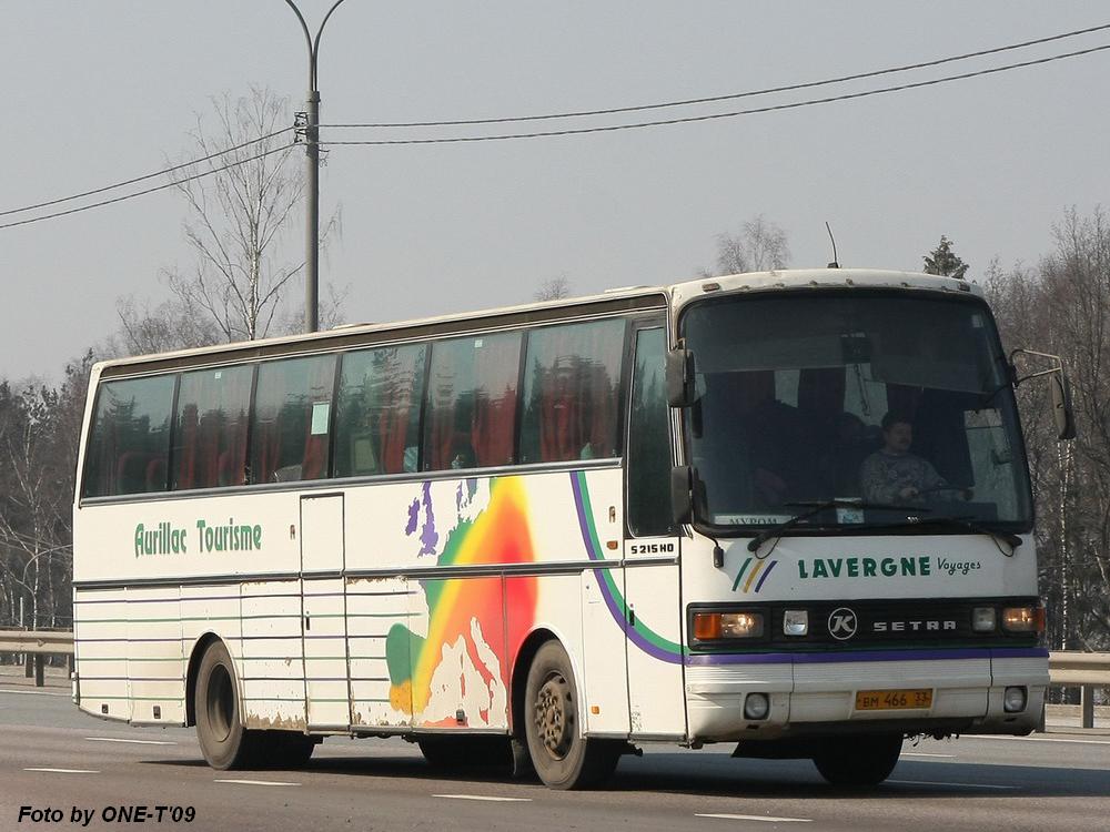 Владимирская область, Setra S215HD № ВМ 466 33