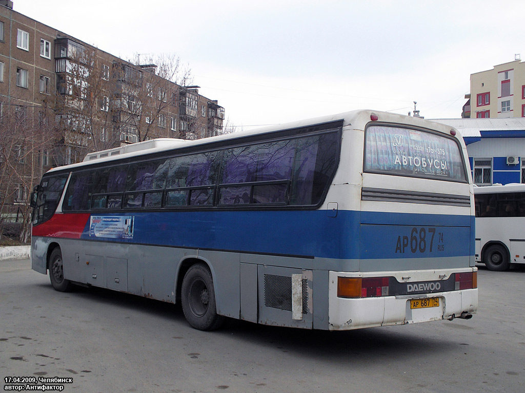 Челябинская область, Daewoo BH116 Royal Luxury № АР 687 74