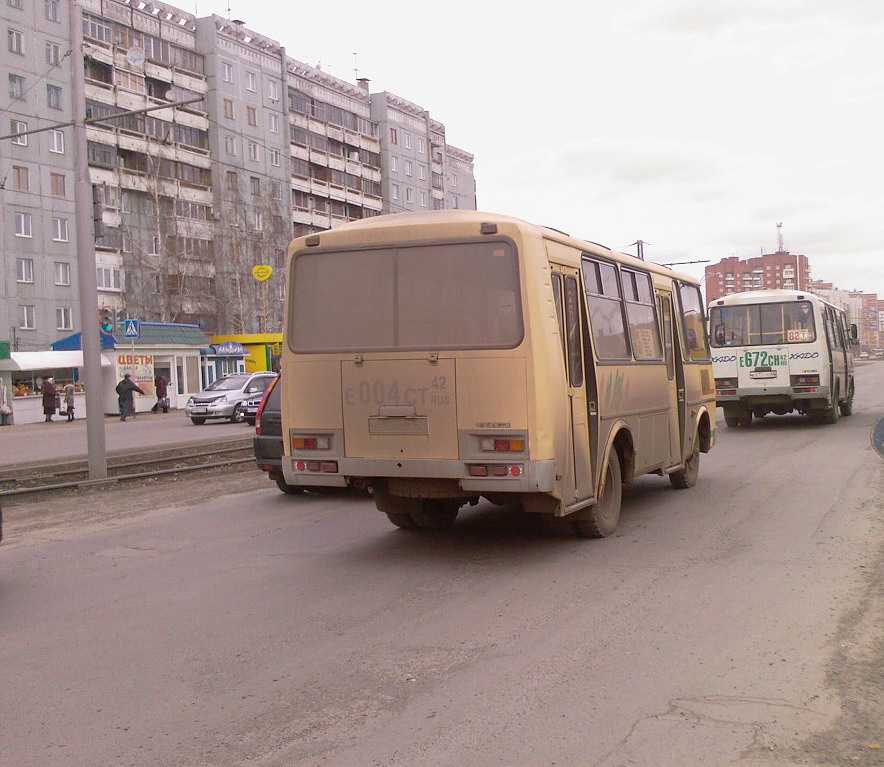 Кемеровская область - Кузбасс, ПАЗ-32054 № Е 004 СТ 42