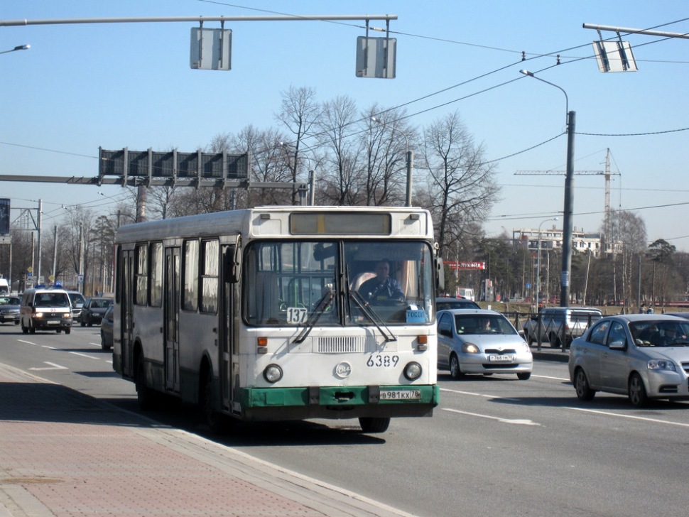 Санкт-Пецярбург, ЛиАЗ-5256.25 № 6389