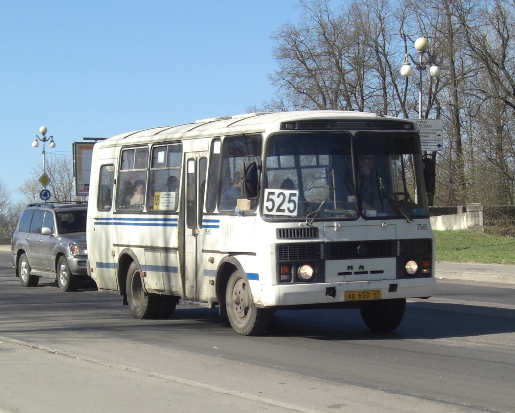 Ленинградская область, ПАЗ-32053 № 7545