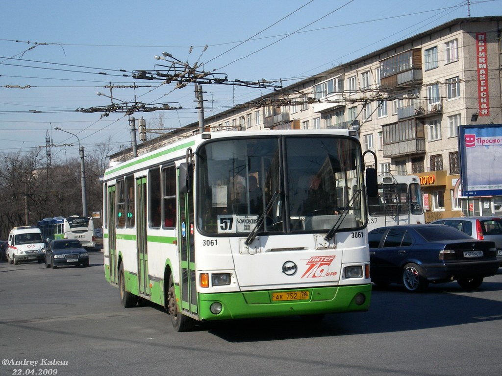 Санкт-Петербург, ЛиАЗ-5256.25 № 3061