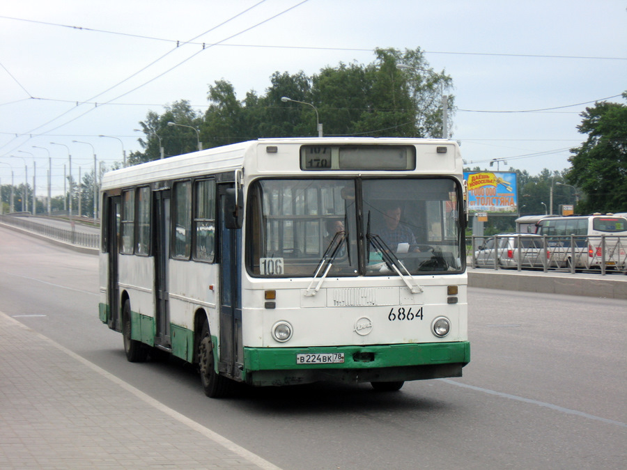 Санкт-Петербург, ЛиАЗ-5256.25 № 6864