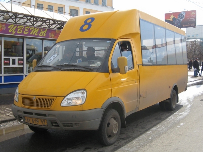 Obwód twerski, Ruta 20 PE Nr АК 619 69; Obwód twerski — Route cabs of Tver (2000 — 2009).