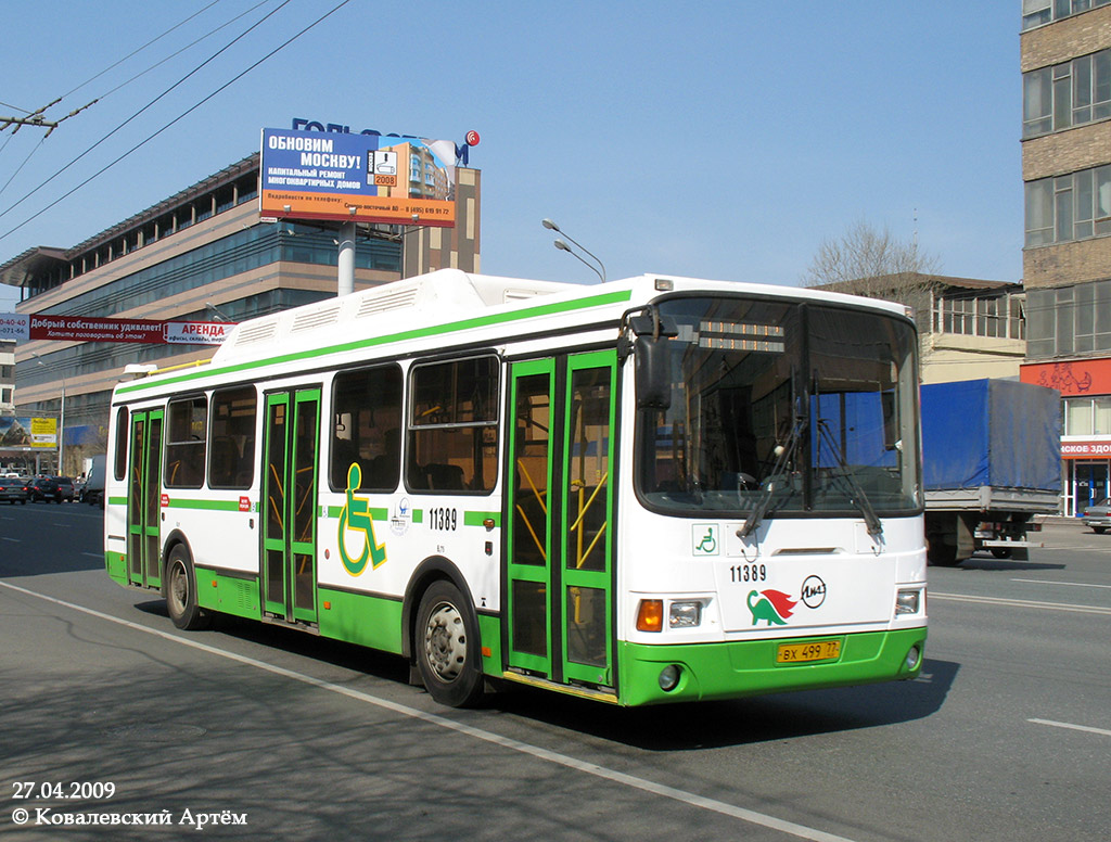 Moskau, LiAZ-5293.70 Nr. 11389