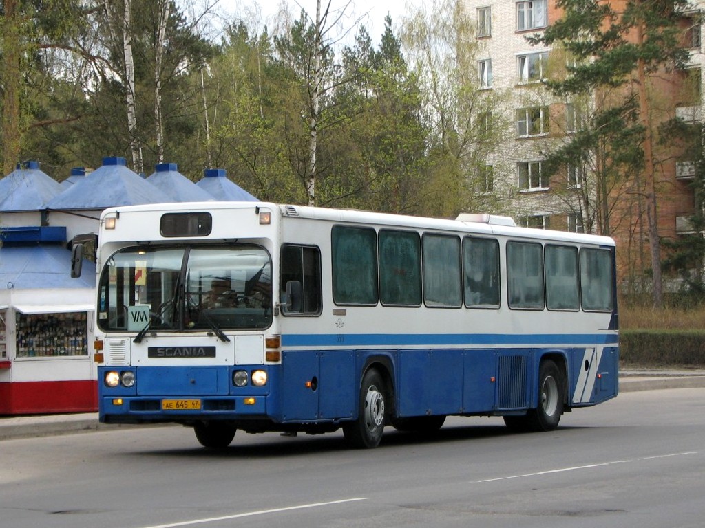 Ленинградская область, Scania CR112 № 555