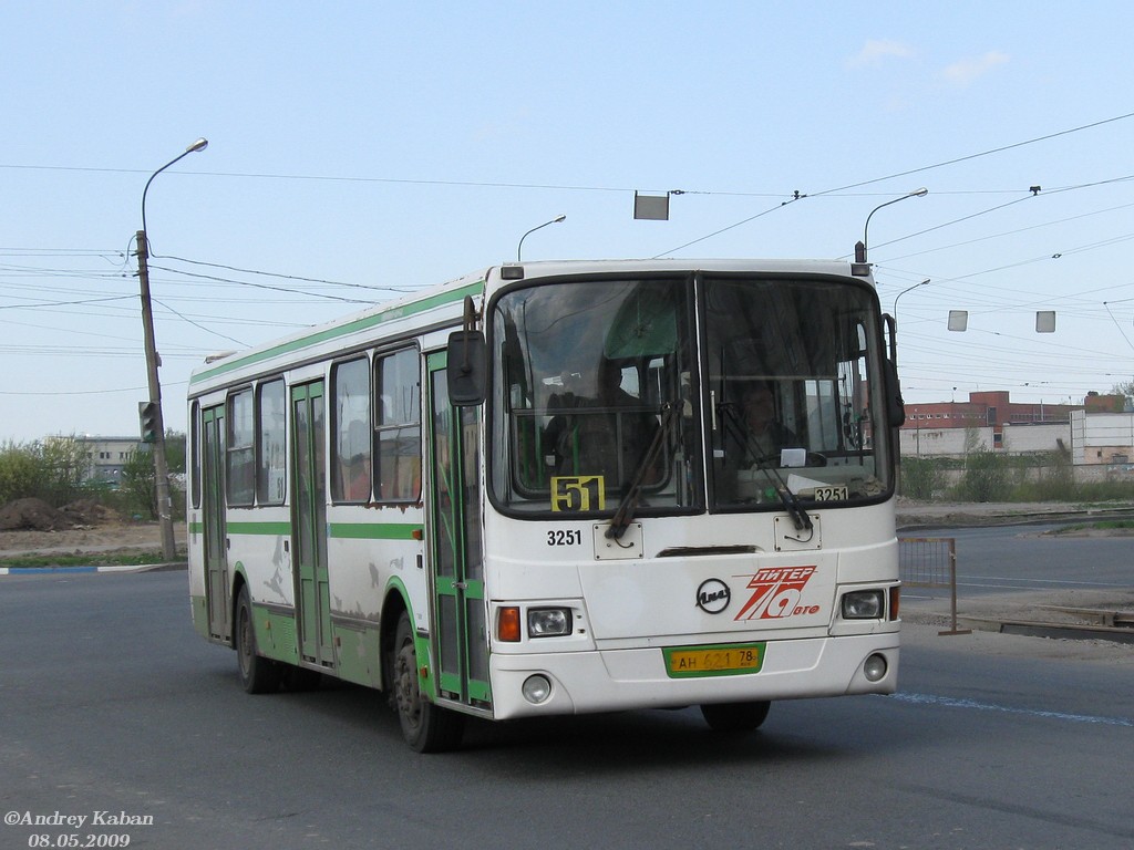 Санкт-Петербург, ЛиАЗ-5256.25 № 3251