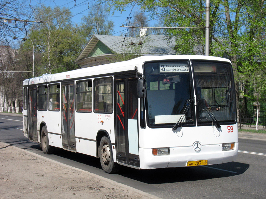 Вологодская область, Mercedes-Benz O345 № 58