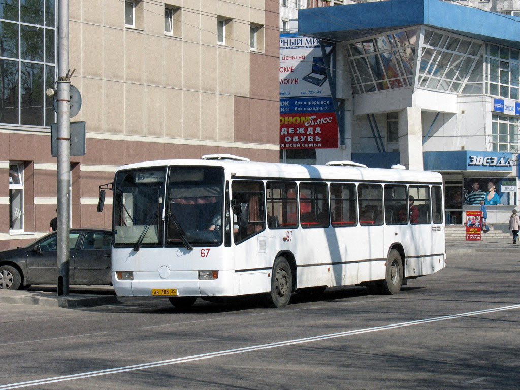 Вологодская область, Mercedes-Benz O345 № 67