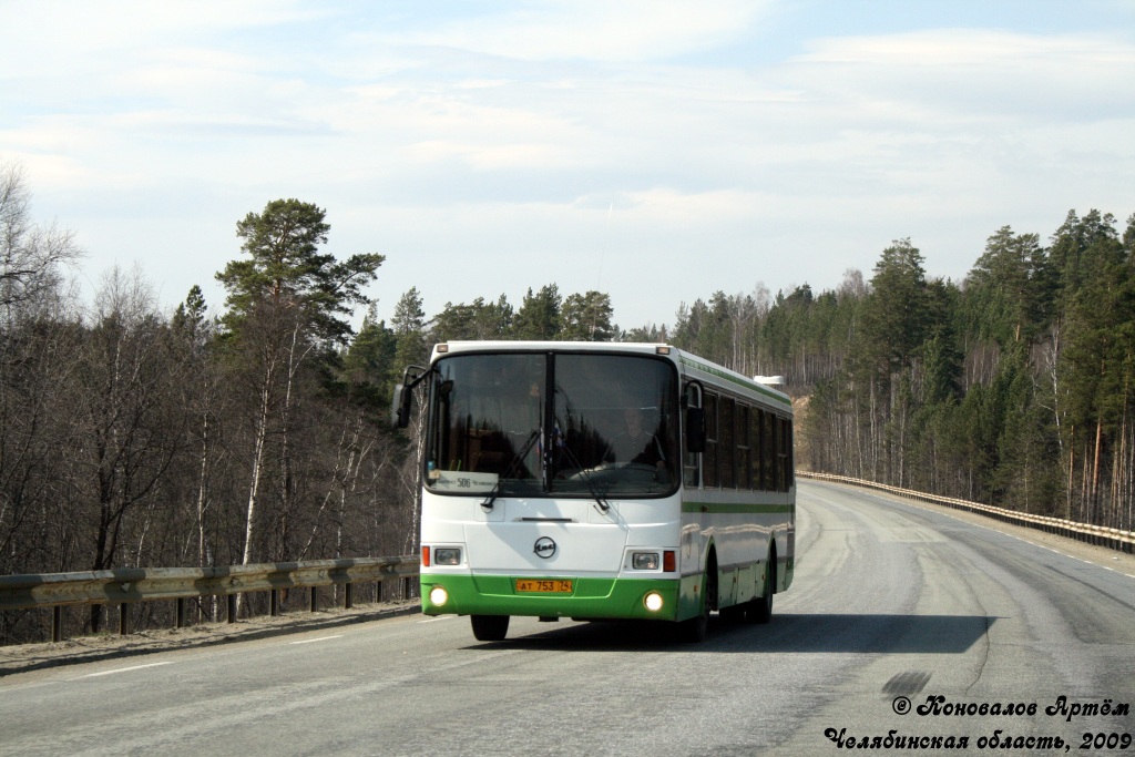 Челябинская область, ЛиАЗ-5256.35-01 № АТ 753 74