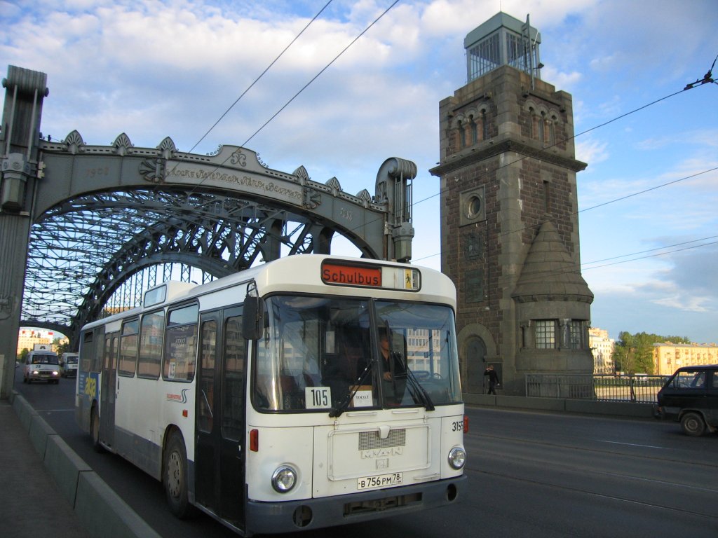 Санкт-Петербург, MAN 200 SL200 (BVG) № 3155