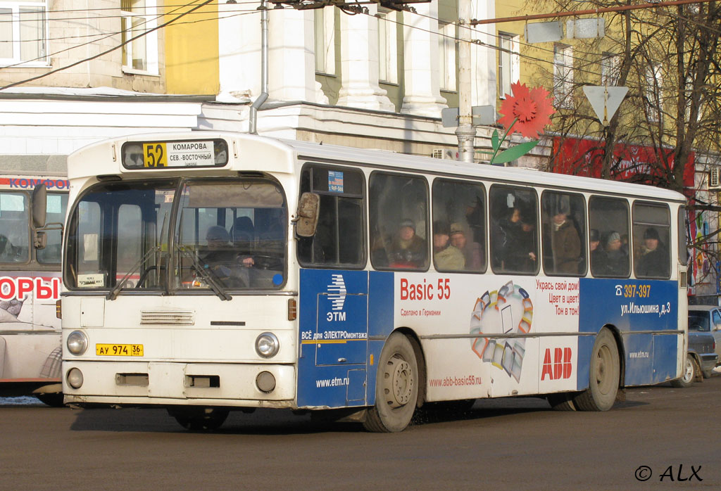 Воронежская область, Mercedes-Benz O305 № АУ 974 36