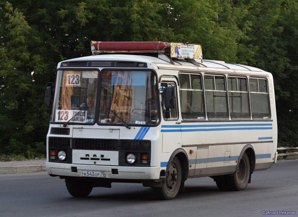 Томская область, ПАЗ-3205-110 № А 543 ОР 70