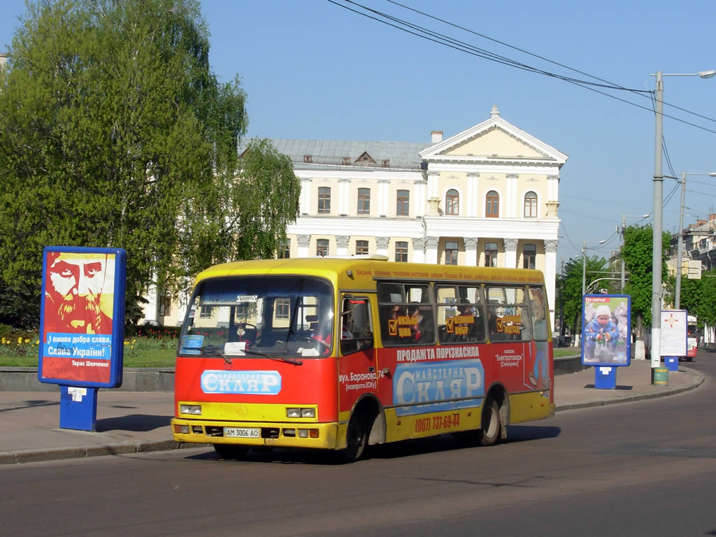 Zhitomir region, Bogdan A091 # AM 3006 AO