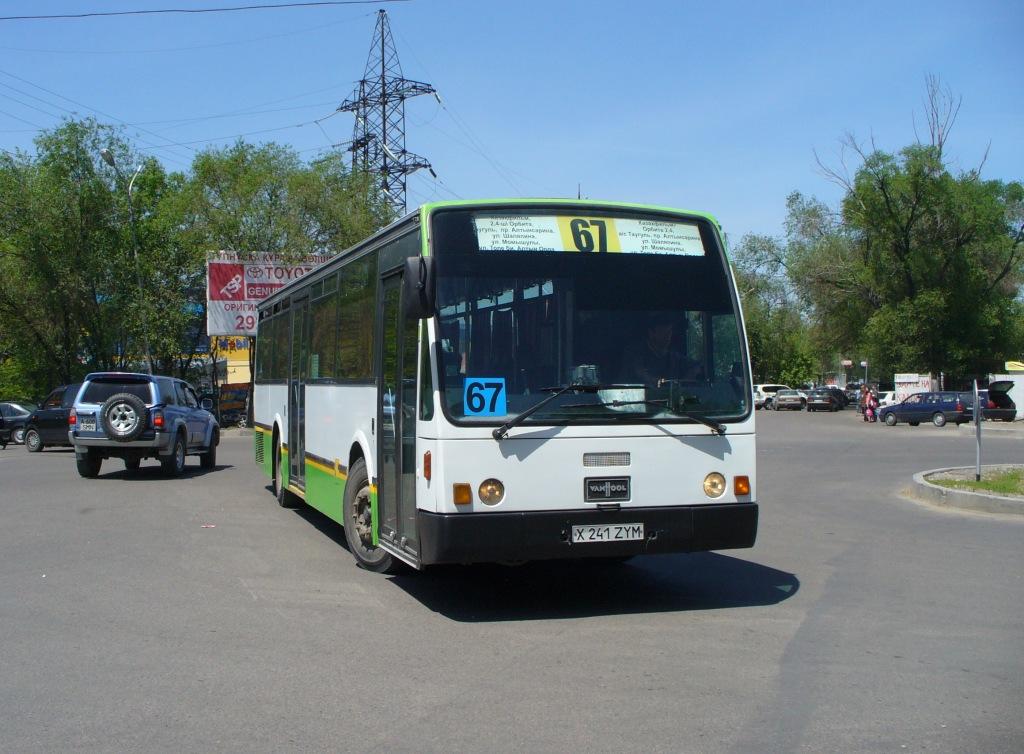 Алматы, Van Hool A600 Linea № X 241 ZYM