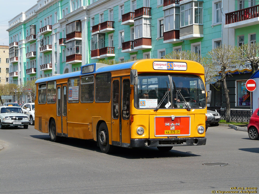 Krasnoyarsk region, MAN 192 SL200 # АА 375 24