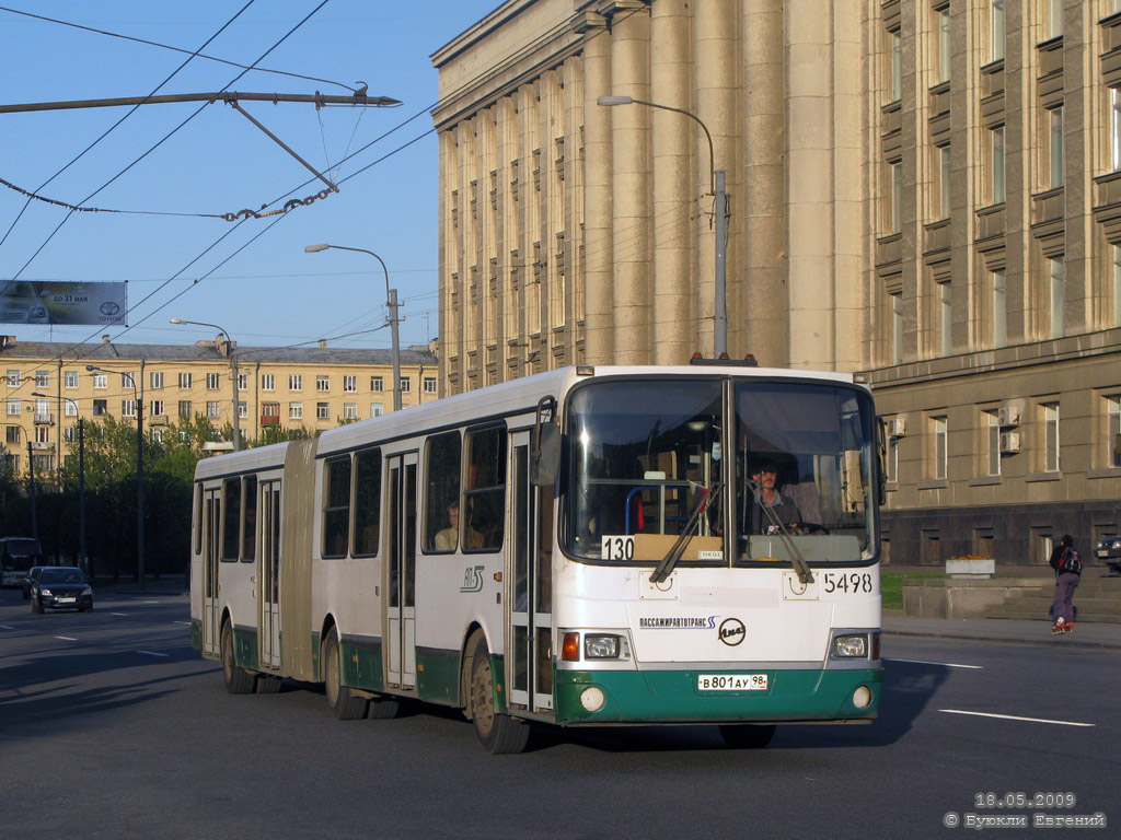 Санкт-Петербург, ЛиАЗ-6212.00 № 5498