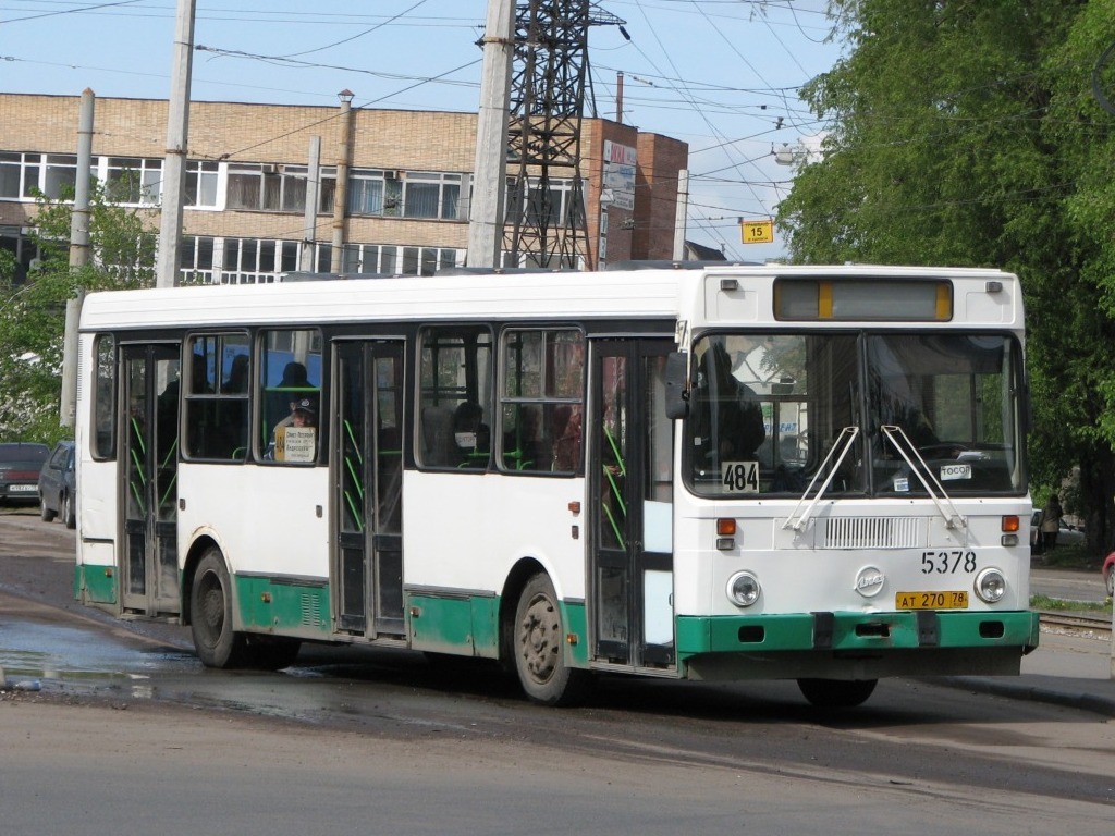 Санкт-Петербург, ЛиАЗ-5256.25 № 5378