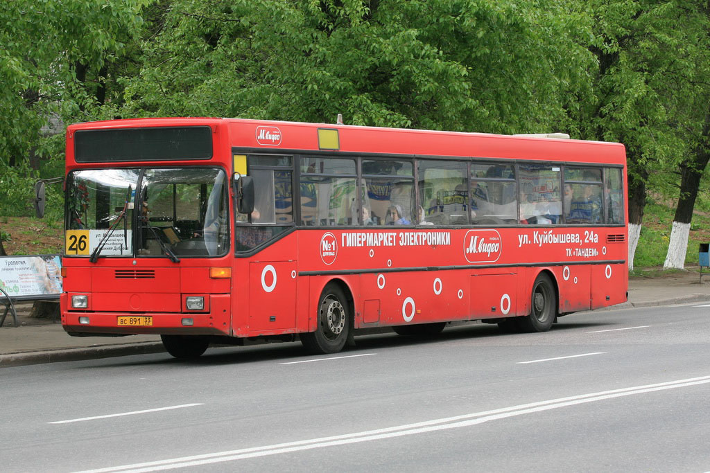 Vladimir region, Mercedes-Benz O405 Nr. ВС 891 33