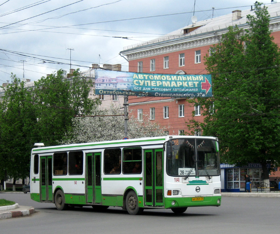 Тульская область, ЛиАЗ-5256.45 № 1040