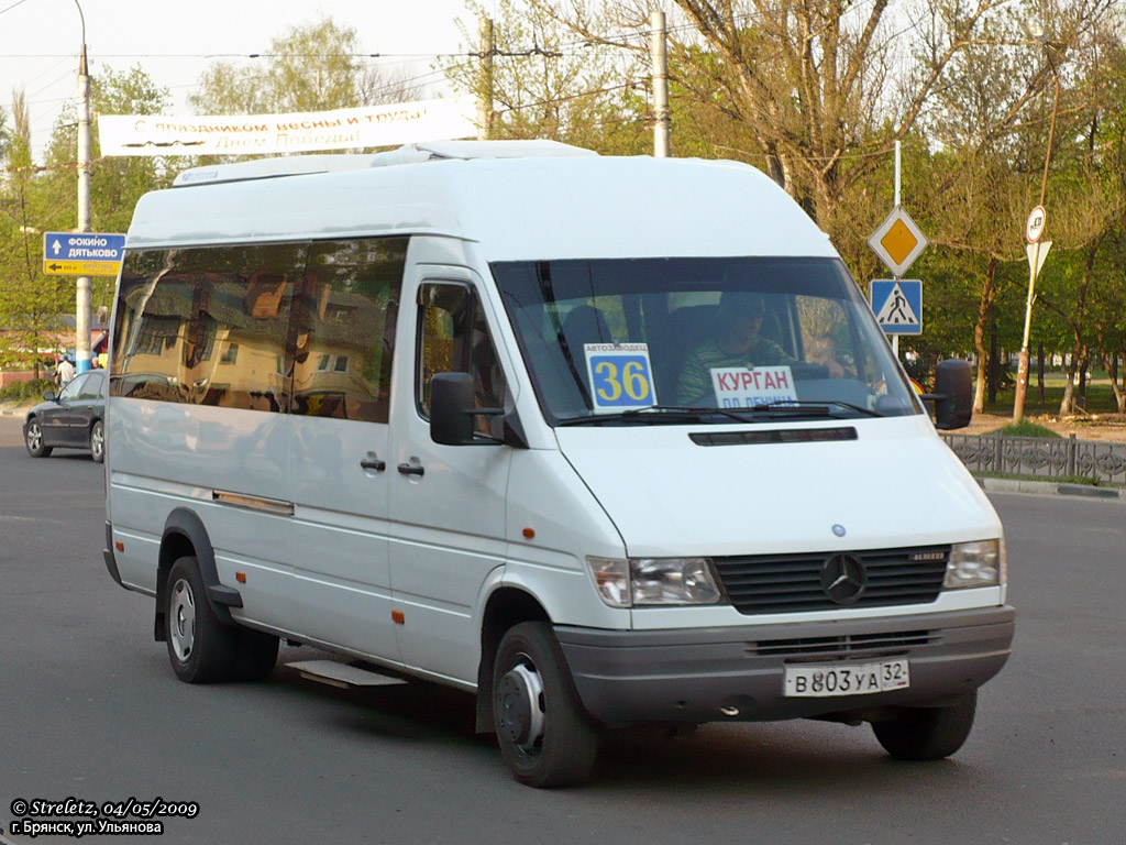 Брянская область, Mercedes-Benz Sprinter W904 408D № В 803 УА 32