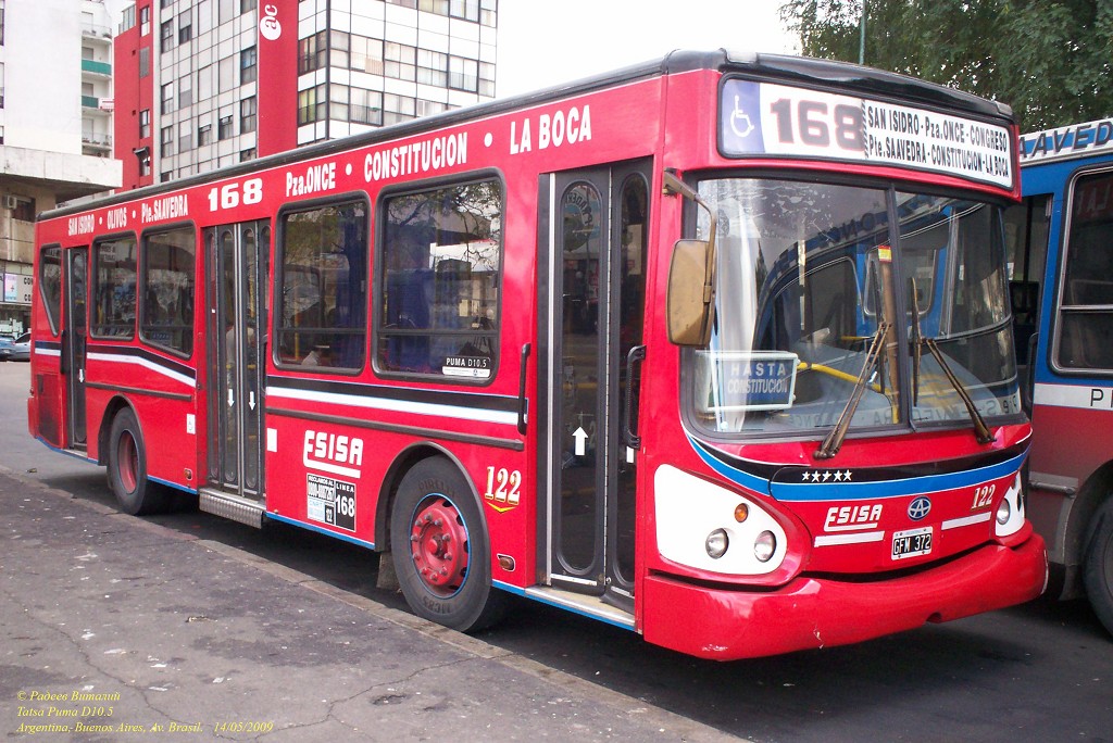 Аргентина, Tatsa Puma D10.5 № 122