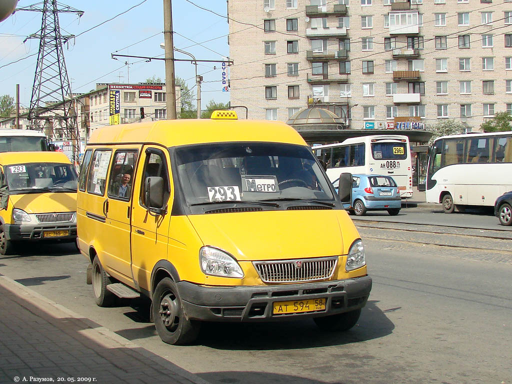 Санкт-Петербург, ГАЗ-3221 (все) № АТ 594 58