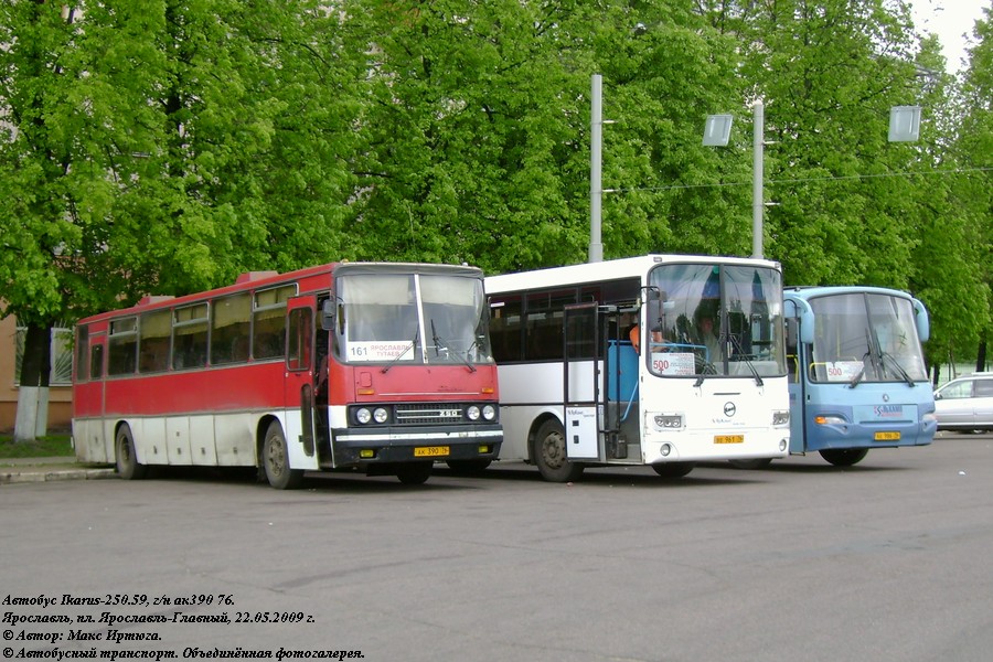 Ярославская область, Ikarus 250.59 № АК 390 76