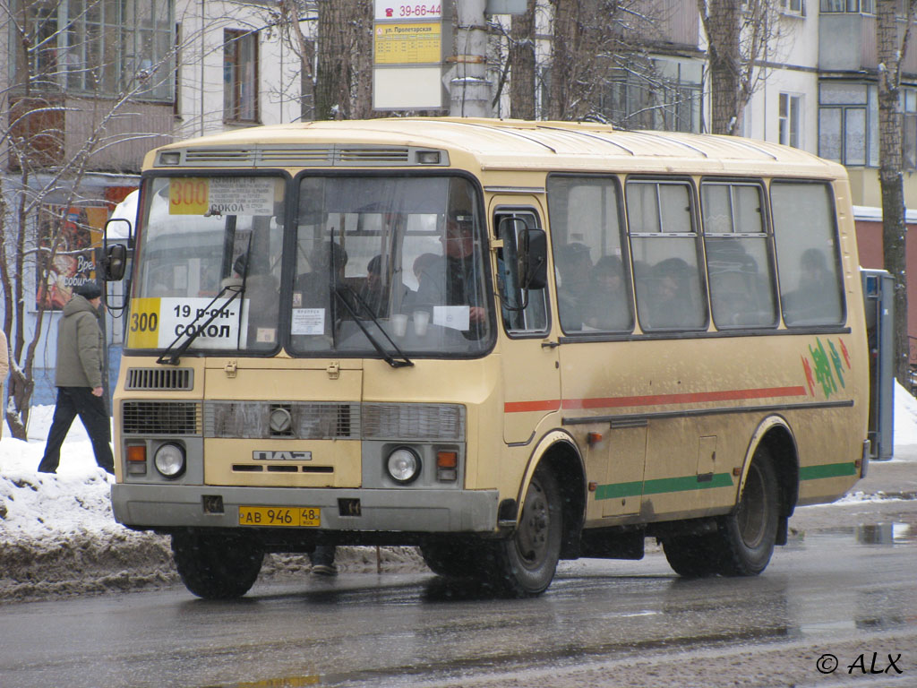 Липецкая область, ПАЗ-32054 № АВ 946 48