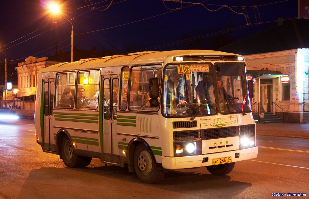 Томская область, ПАЗ-32051-110 № АС 286 70