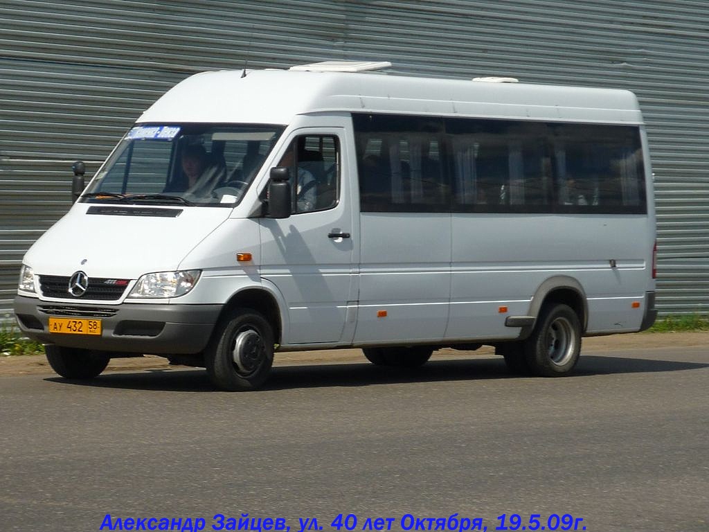 Пензенская область, Mercedes-Benz Sprinter W904 411CDI № АУ 432 58