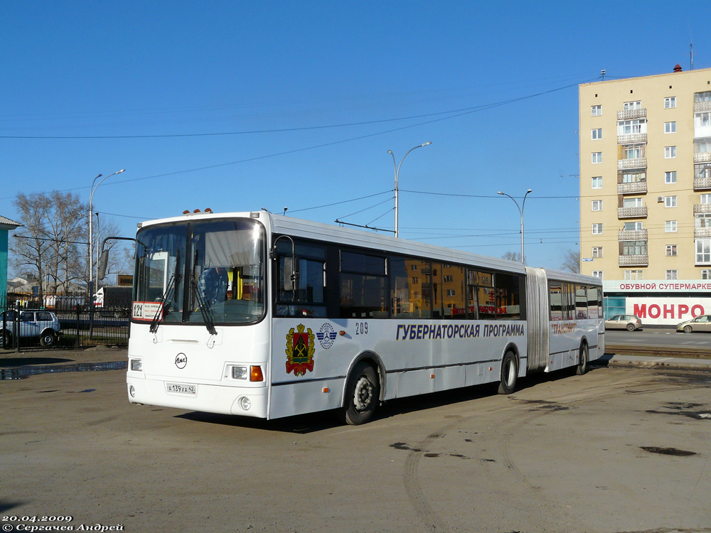 Кемеровская область - Кузбасс, ЛиАЗ-6212.00 № 209