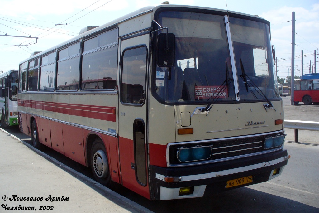 Челябинская область, Ikarus 256.75 № АВ 909 74