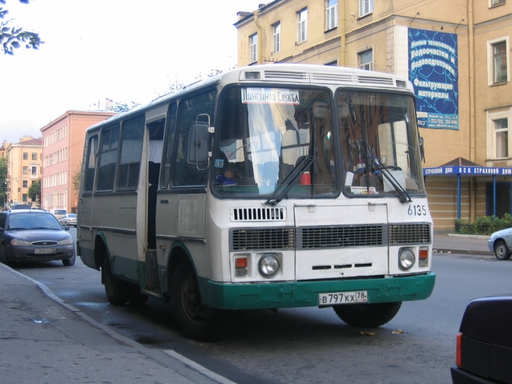 Санкт-Петербург, ПАЗ-3205-110 № 6135