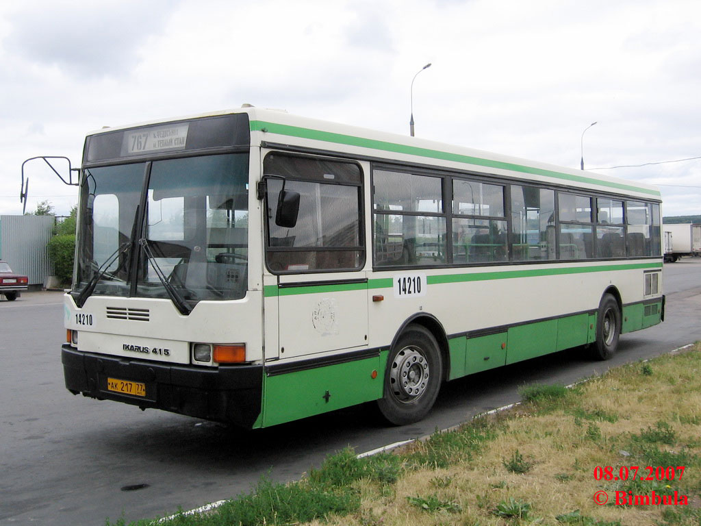 Moscow, Ikarus 415.33 # 14210